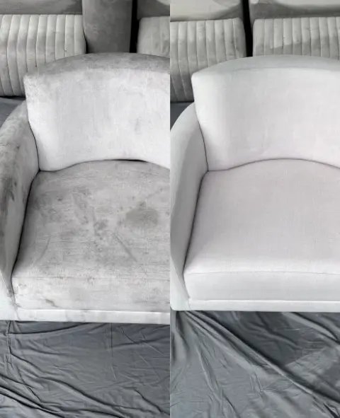 higienização e impermeabilização de sofá